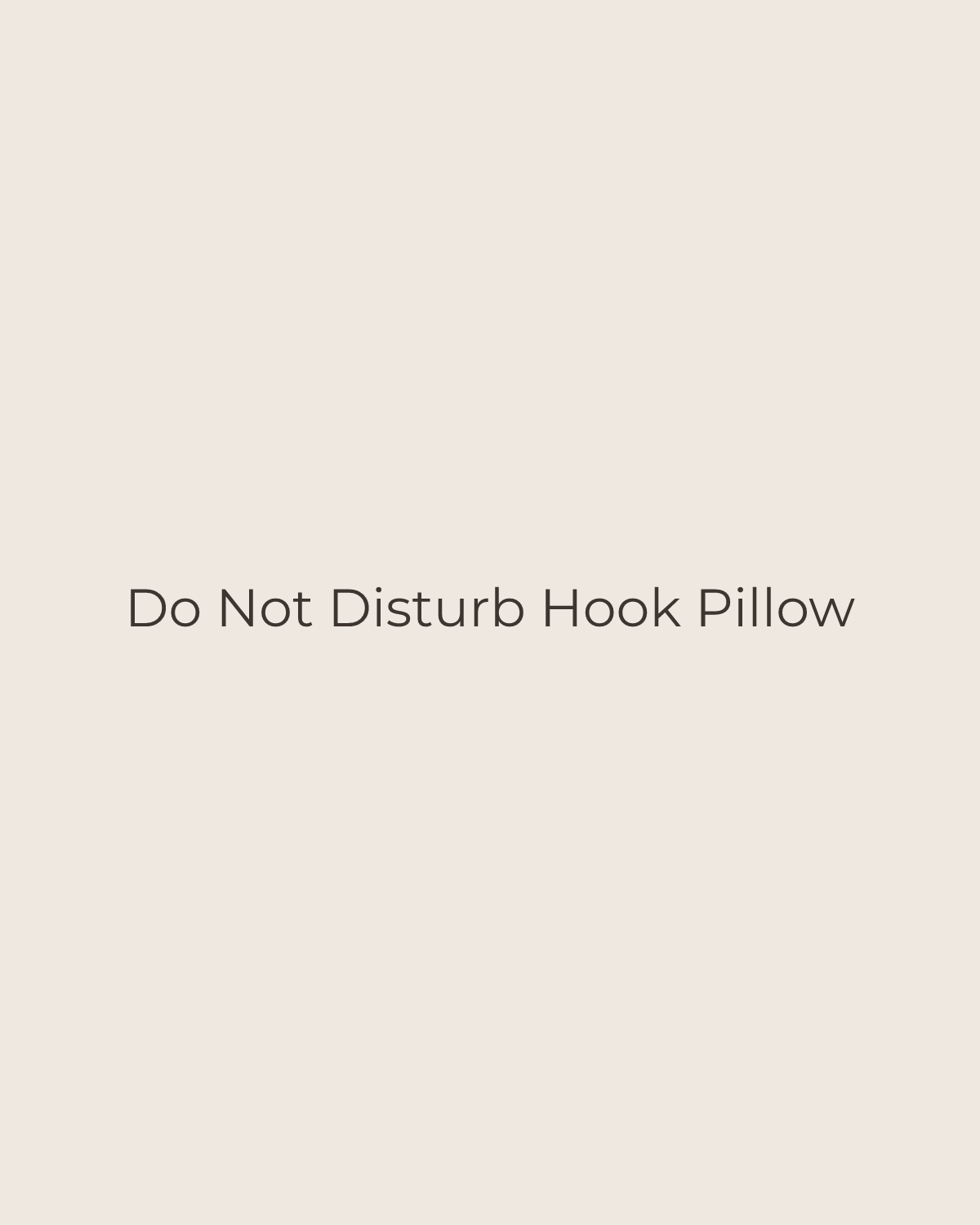Golden House temporary product placeholder for Do Not Disturb Hook Pillow by Peking Handicraft