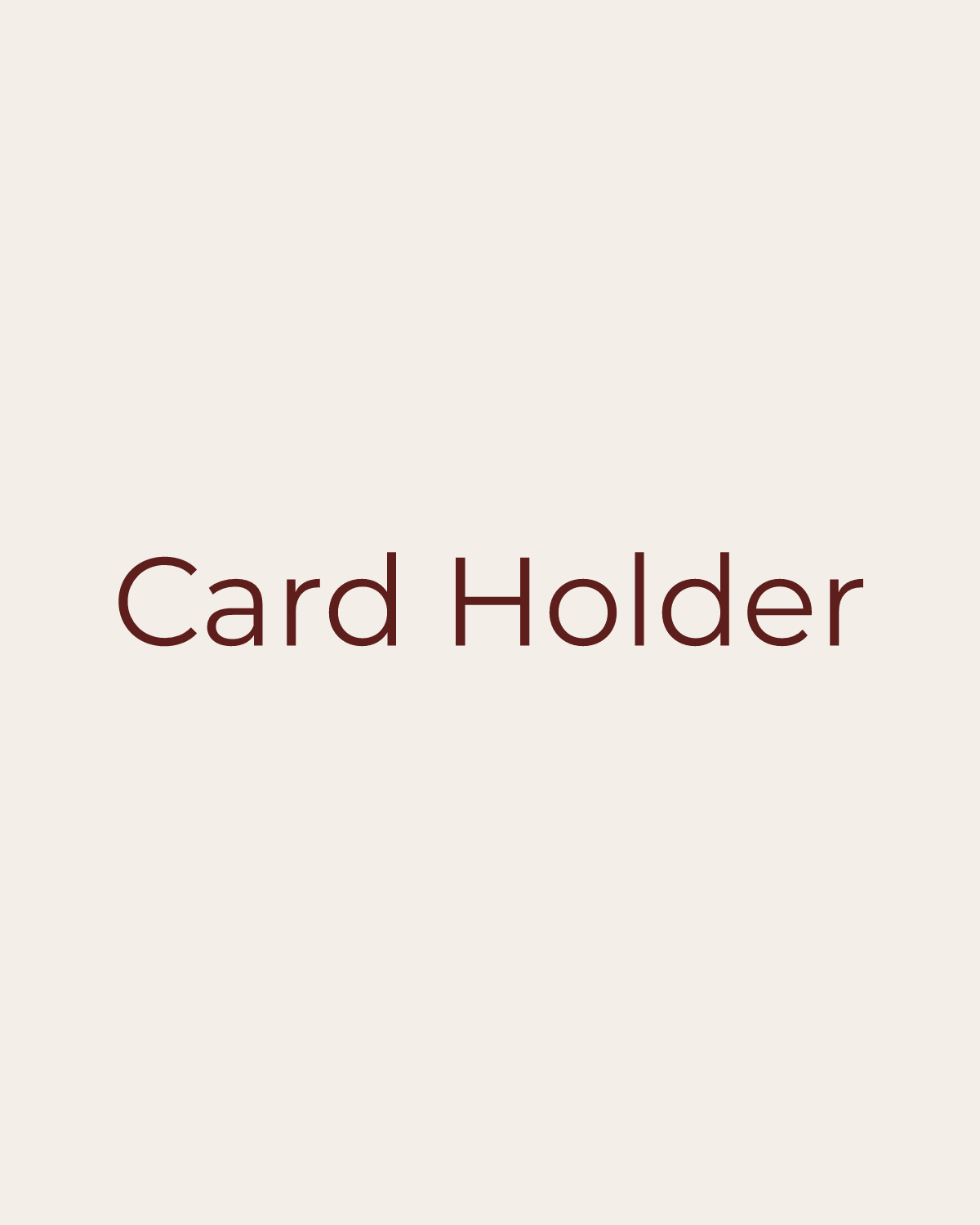 Golden House temporary product placeholder for Card Holder by Esquivias