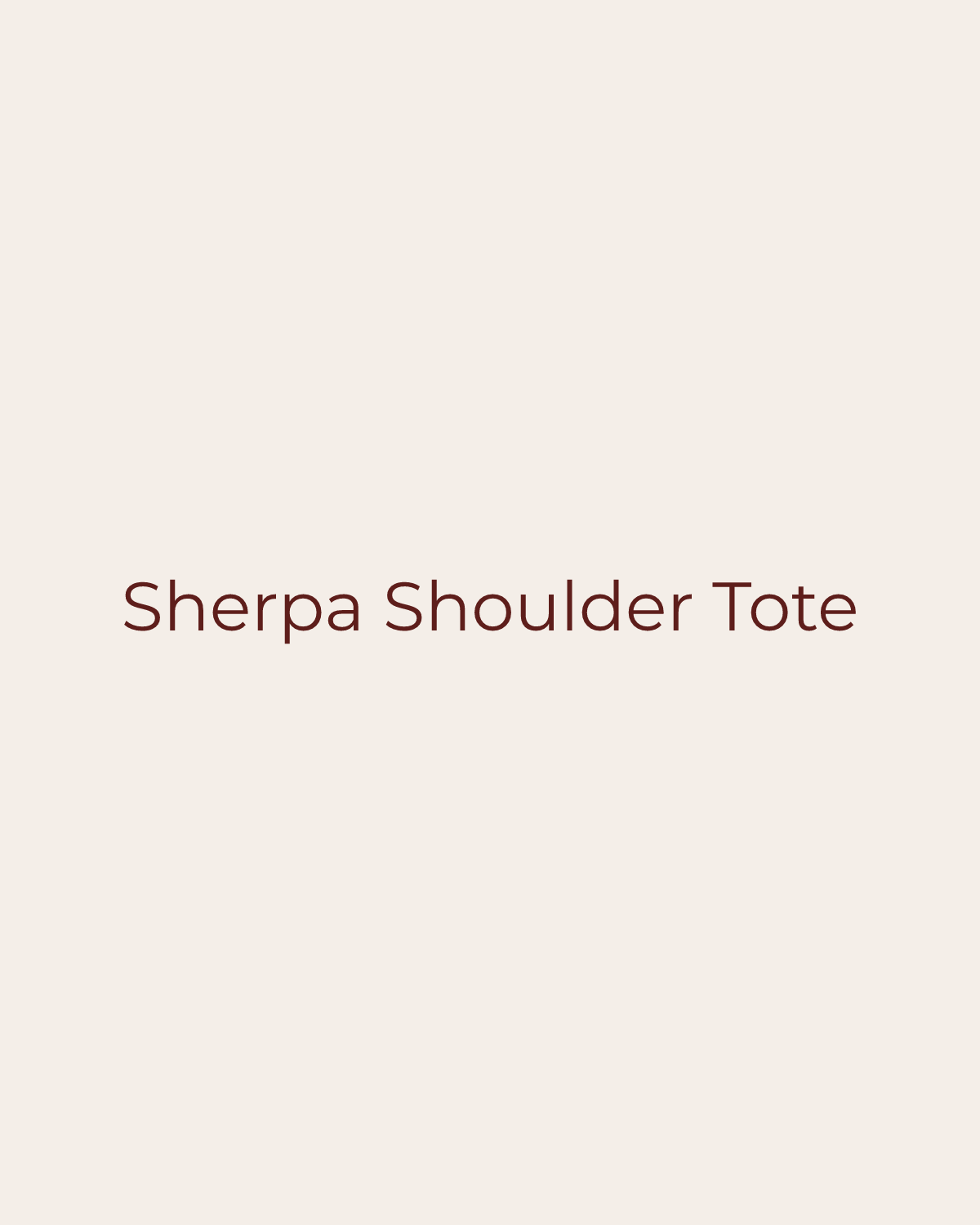 Golden House temporary product placeholder for Sherpa Shoulder Tote by Fashion City
