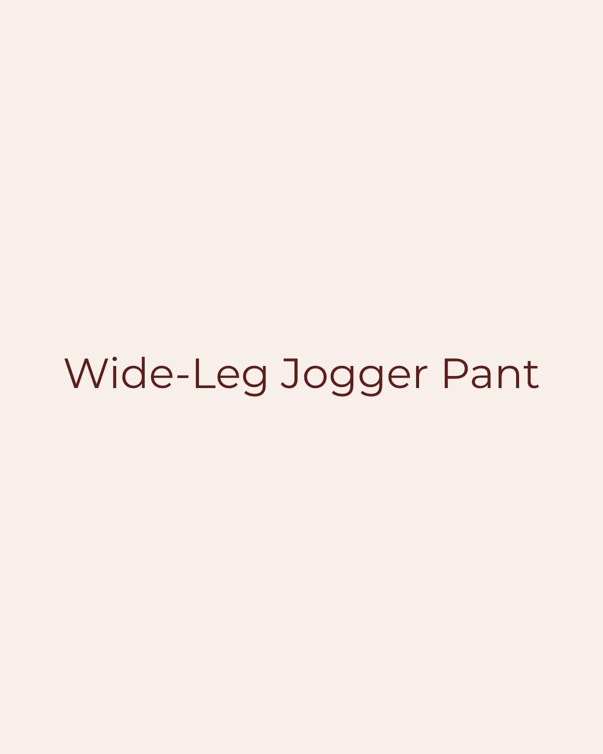 Golden House temporary product placeholder for Wide-Leg Jogger Pant by Papermoon