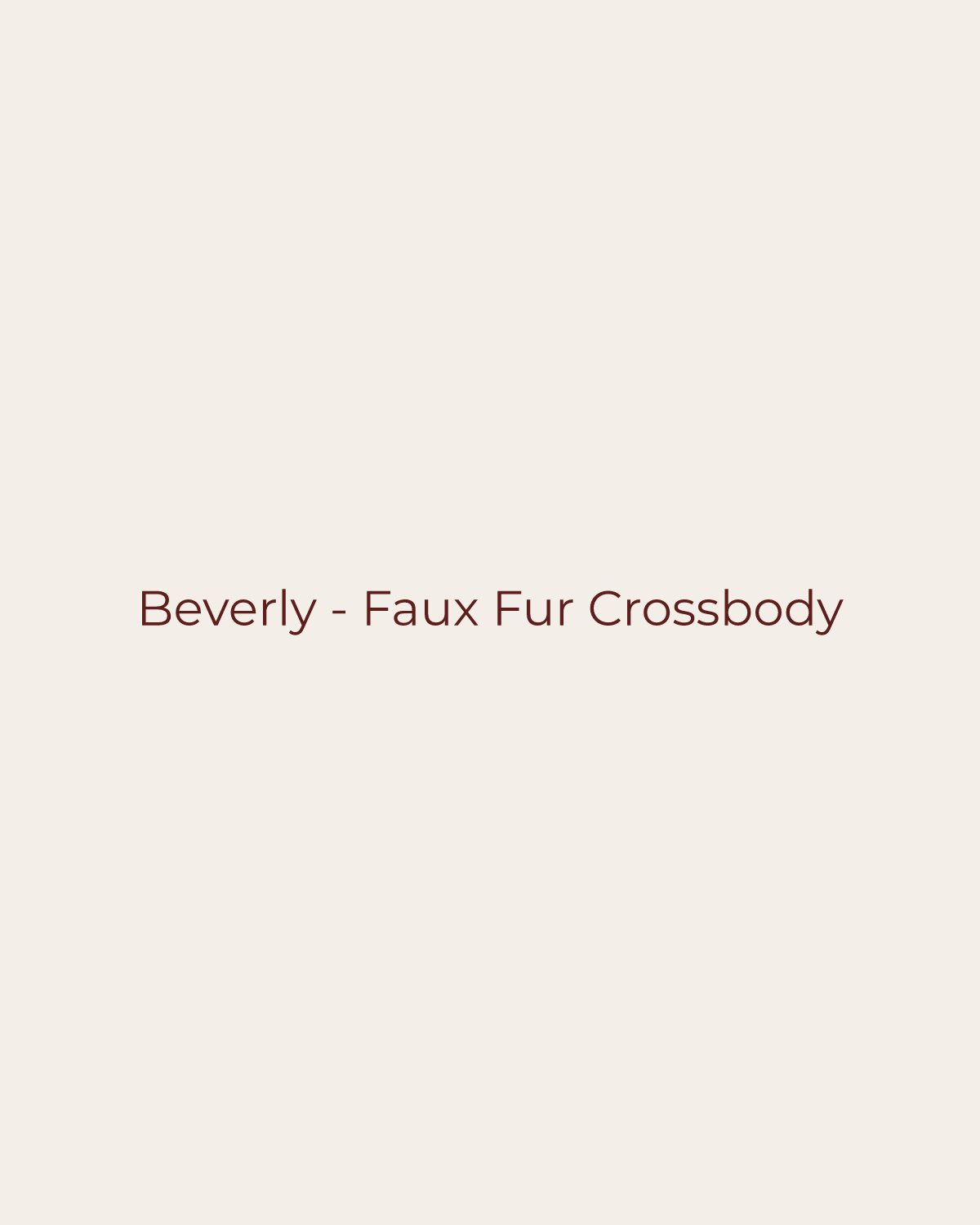 Golden House temporary product placeholder for Beverly - Faux Fur Crossbody by Urban Expressions