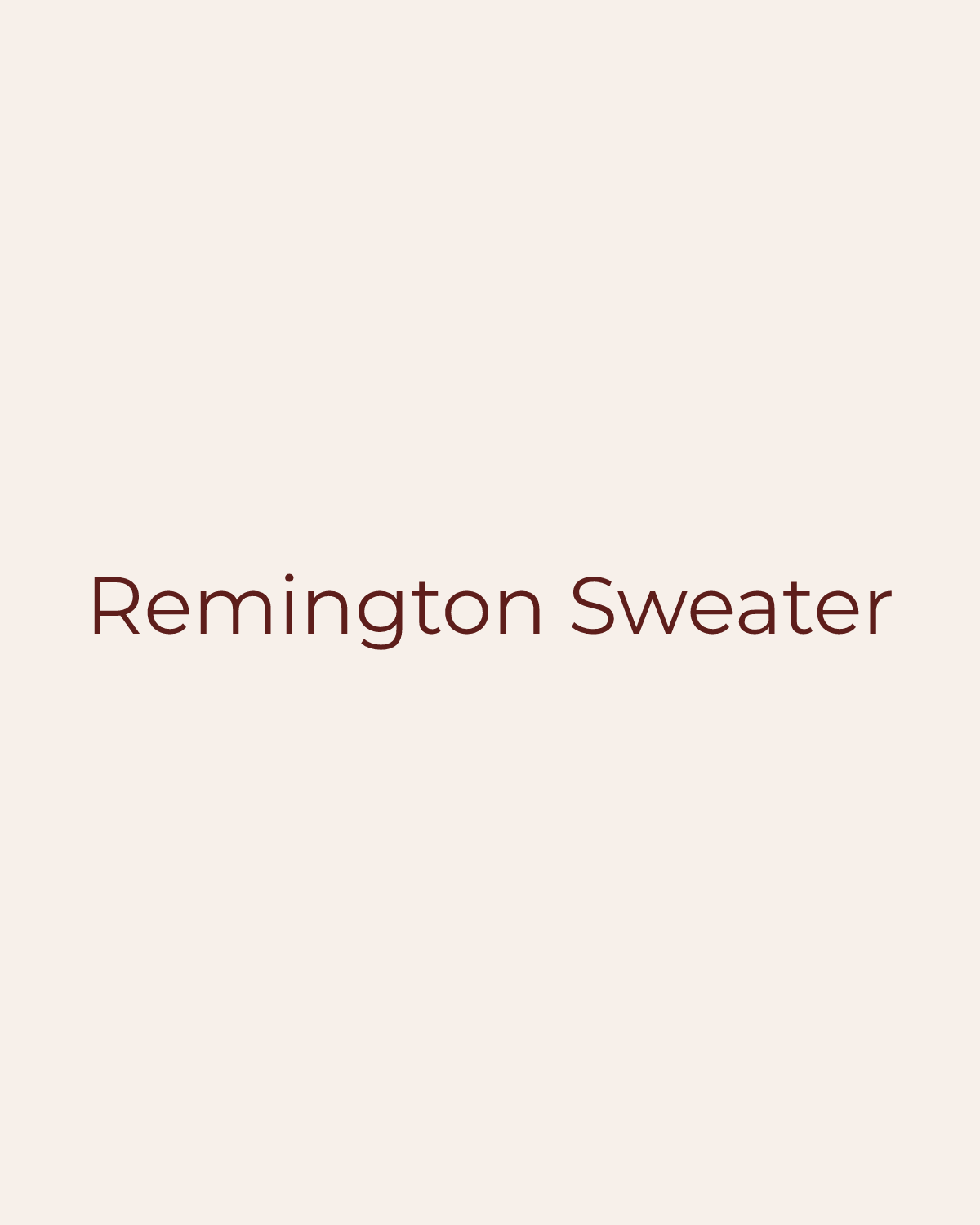 Golden House temporary product placeholder for Remington Sweater by Beach Riot