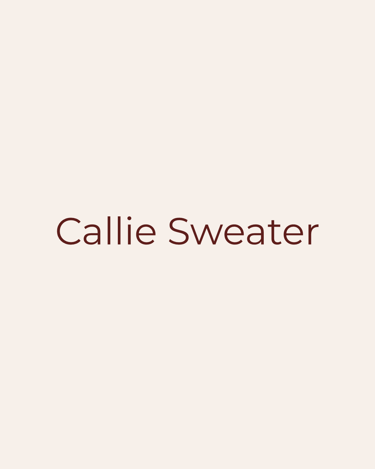 Golden House temporary product placeholder for Callie Sweater by Beach Riot