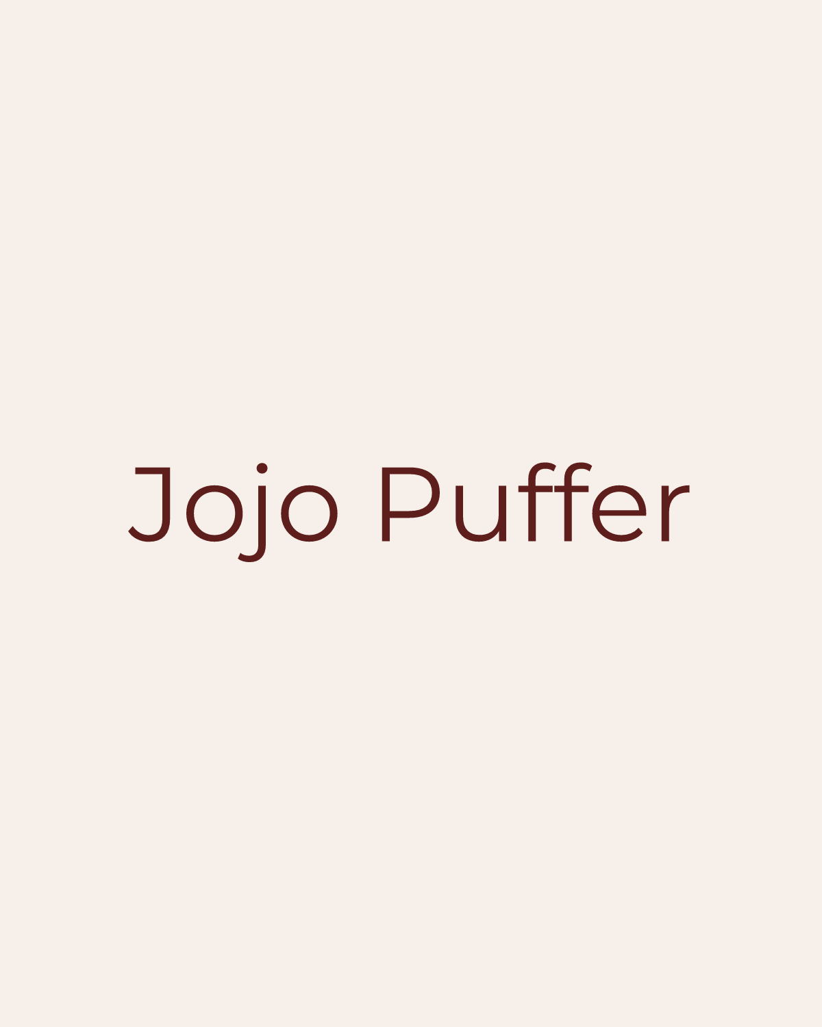 Golden House temporary product placeholder for Jojo Puffer by Beach Riot