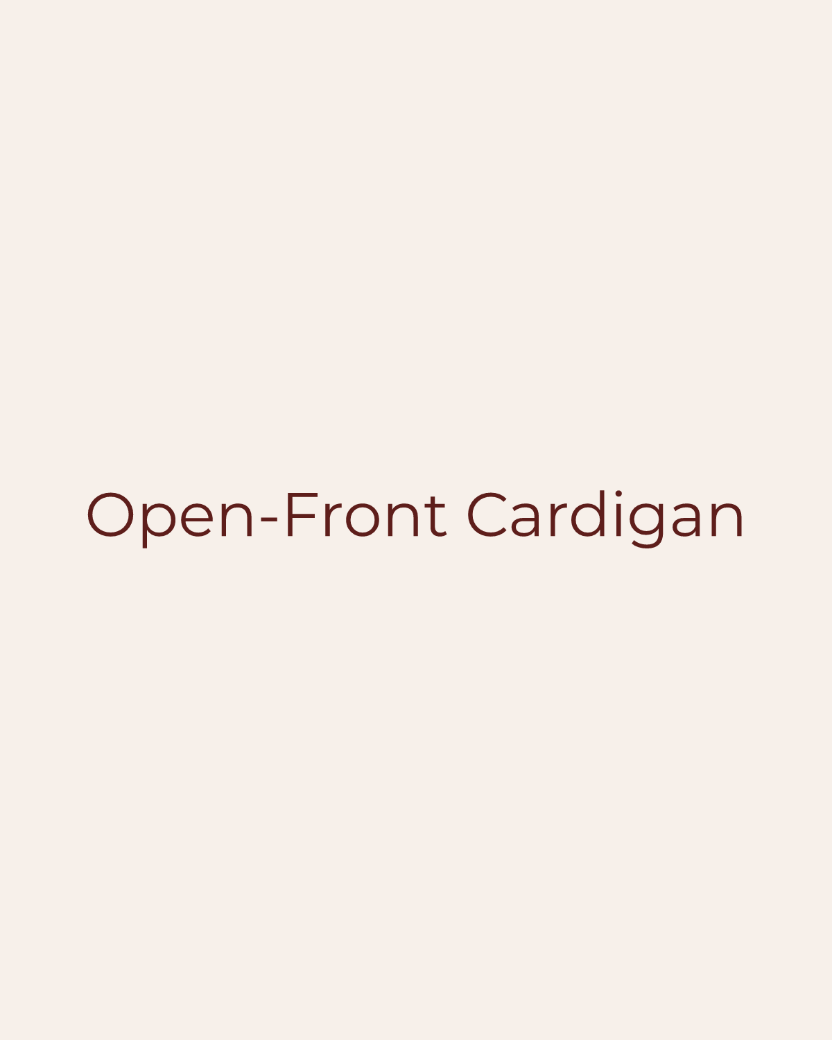 Golden House temporary product placeholder for Open-Front Cardigan by Upmost