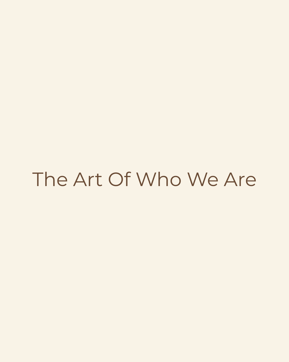 Golden House temporary product placeholder for The Art Of Who We Are by Thought Catalog